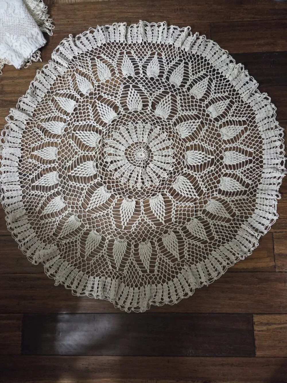 Vintage large Cotton handmade 45